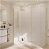 SENSEA Walk-in L 80 x H 200 cm, vetro 8 mm vetro senza finitura / trasparente dorato