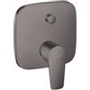 Hansgrohe Rubinetto monocomando vasca ad incasso hansgrohe Talis E cromo nero spazzolato