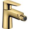 Hansgrohe Rubinetto per bidet getto laminare cristallino Talis E HANSGROHE oro lucido