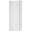 Leroy Merlin Pensile bagno Niwa cannettato laccato opaco bianco con vetro bianco, 1 anta P17 x L30 x H78.5 cm