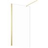 SENSEA Walk-in L 90 x H 200 cm, vetro 8 mm vetro senza finitura / trasparente dorato
