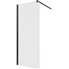 SENSEA Walk-in L 80 x H 200 cm, vetro 8 mm vetro senza finitura / trasparente nero