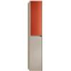 Leroy Merlin Colonna per mobile bagno Niwa 2 ante P 27 x L 30 x H 160 cm laccato opaco Beige Greige con vetro paprika cannettato