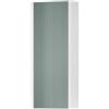 Leroy Merlin Pensile bagno Niwa cannettato laccato opaco bianco con vetro verde timo, 1 anta P17 x L30 x H78.5 cm
