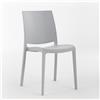 NEW GARDEN Set di 6 sedie da giardino in polipropilene grigio London Matt NEW GARDEN