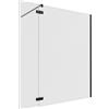 SENSEA Walk-in L 140 x H 200 cm, vetro 8 mm vetro senza finitura / trasparente nero