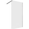 SENSEA Walk-in L 100 x H 200 cm, vetro 8 mm vetro senza finitura / trasparente cromo