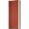 Leroy Merlin Pensile bagno Niwa cannettato laccato opaco Beige Greige con vetro verde timo, 1 anta P17 x L30 x H78.5 cm