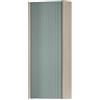 Leroy Merlin Pensile bagno Niwa cannettato laccato opaco sabbia con vetro verde timo, 1 anta P17 x L30 x H78.5 cm