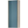 Leroy Merlin Pensile bagno Niwa cannettato laccato opaco Beige Greige con vetro Beige Greige carbone, 1 anta P17 x L30 x H78.5 cm