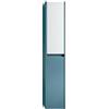 Leroy Merlin Colonna per mobile bagno Niwa 2 ante P 27 x L 30 x H 160 cm laccato opaco blu pacifico con vetro bianco cannettato