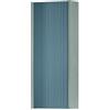 Leroy Merlin Pensile bagno Niwa cannettato laccato opaco verde timo con vetro blu pacifico, 1 anta P17 x L30 x H78.5 cm