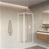 Leroy Merlin Pannello laterale per box doccia Top H 200cm X 73-75cm dx Sp. 8 mm vetro trasparente profilo cromo