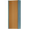 Leroy Merlin Pensile bagno Niwa cannettato laccato opaco blu pacifico con vetro senape, 1 anta reversibile P17 x L30 x H78.5 cm
