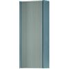 Leroy Merlin Pensile bagno Niwa cannettato laccato opaco blu pacifico con vetro verde timo, 1 anta reversibile P17 x L30 x H78.5 cm