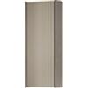 Leroy Merlin Pensile bagno Niwa cannettato laccato opaco grigio carbone con vetro sabbia, 1 anta reversibile P17 x L30 x H78.5 cm
