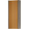 Leroy Merlin Pensile bagno Niwa cannettato laccato opaco grigio carbone con vetro senape, 1 anta reversibile P17 x L30 x H78.5 cm