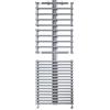 IRSAP Termoarredo bagno IRSAP 107.6x55 cm interasse 500 mm grigio perla serie Get Up