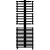 IRSAP Termoarredo bagno IRSAP 107.6x55 cm interasse 500 mm nero opaco serie Get Up