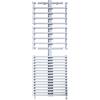 IRSAP Termoarredo bagno IRSAP 149.9x55 cm interasse 500 mm bianco serie Get Up