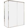 Leroy Merlin Pannello laterale per box doccia Top H 200cm X 67-69cm dx Sp. 8 mm vetro trasparente profilo nero