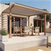 NATERIAL Pergola bioclimatica 3.5x3 m in alluminio multicolore - Odyssea NATERIAL