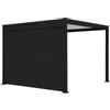 NATERIAL Tenda per pergola NATERIAL in Textilene Astra lato 2,8m antracite