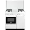 Delonghi Cucina a gas con forno DE'LONGHI SEW 8540 N EDM bianca L 86 x P 50 cm