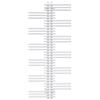 IRSAP Termoarredo bagno IRSAP 134x50 cm interasse 1576 mm bianco serie Yucca