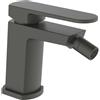 AQUASANIT Rubinetto per bidet getto laminare cristallino Zefir AQUASANIT grigio verniciato a polvere opaco