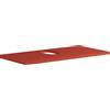 Leroy Merlin Top per lavabo appoggio Niwa L 90 x H 1.8 x P 46 cm laccato opaco paprika truciolare