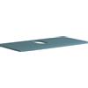 Leroy Merlin Top per lavabo appoggio Niwa1 L 90 x H 1.8 x P 46 cm laccato opaco blu pacifico truciolare