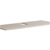 Leroy Merlin Top per lavabo appoggio Niwa L 120 x H 2 x P 46 cm laccato opaco sabbia truciolare