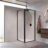 Leroy Merlin Pannello laterale per box doccia Top H 200cm X 77-79cm sx Sp. 8 mm vetro trasparente profilo bianco opaco