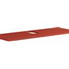 Leroy Merlin Top per lavabo appoggio Niwa L 120 x H 1.8 x P 46 cm laccato opaco paprika truciolare