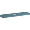 Leroy Merlin Top per lavabo appoggio Niwa L 120 x H 2 x P 46 cm laccato opaco blu pacifico truciolare