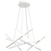 Leroy Merlin Lampadario LED design MIKADO bianco Ø65cm 5400 lumen