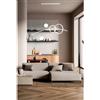 Leroy Merlin Lampadario LED moderno MANILA bianco 4400 lumen