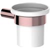 HUBER Bicchiere da bagno porta spazzolini SI 90501 in ceramica rame spazzolato