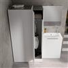 SENSEA Colonna per mobile bagno Jnka SENSEA 2 ante P 66 x L 70 x H 194 cm bianco lucido truciolare