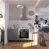 DELINIA Cucina in kit DELINIA Eleki grigio 3 basi L 180 cm