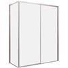 Leroy Merlin Porta doccia L 167-169 cm x H 200 cm, per nicchia in vetro trasparente SP. 8 mm, profilo argento