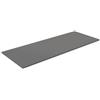 VISOBATH Top per lavabo Compatech VISOBATH L 121 x H 1.2 x P 46 cm cenere mdf, opaco