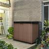 Keter Box portattrezzi in polipropilene KETER Store-it-out Darwin L 141 x P 82 x H 120 cm marrone
