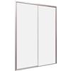 Leroy Merlin Porta doccia L 167-171 cm x H 200 cm, per nicchia in vetro trasparente SP. 8 mm, profilo argento