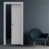 Leroy Merlin Porta interna scorrevole Smoke in legno colore grigio, L 80 x H 210 cm, apertura reversibile
