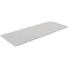 VISOBATH Top per lavabo Compatech VISOBATH L 121 x H 1.2 x P 46 cm grigio mdf, opaco