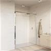 Leroy Merlin Porta doccia L 167-171 cm x H 200 cm, per nicchia in vetro trasparente SP. 8 mm, profilo cromo
