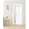 Leroy Merlin Porta interna scorrevole Cool in legno colore bianco, L 80 x H 210 cm, apertura reversibile