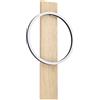EGLO Applique LED Boyal nero IP20, luce bianco caldo 1700 lumen, EGLO